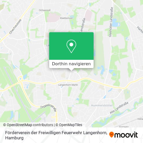 Förderverein der Freiwilligen Feuerwehr Langenhorn Karte