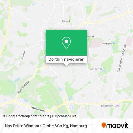 Npv Dritte Windpark GmbH&Co.Kg Karte