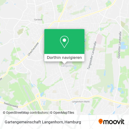 Gartengemeinschaft Langenhorn Karte