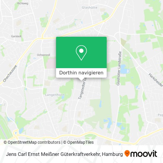 Jens Carl Ernst Meißner Güterkraftverkehr Karte