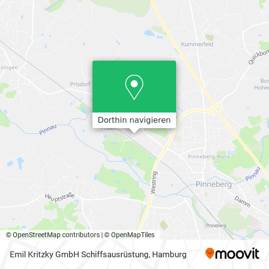 Emil Kritzky GmbH Schiffsausrüstung Karte