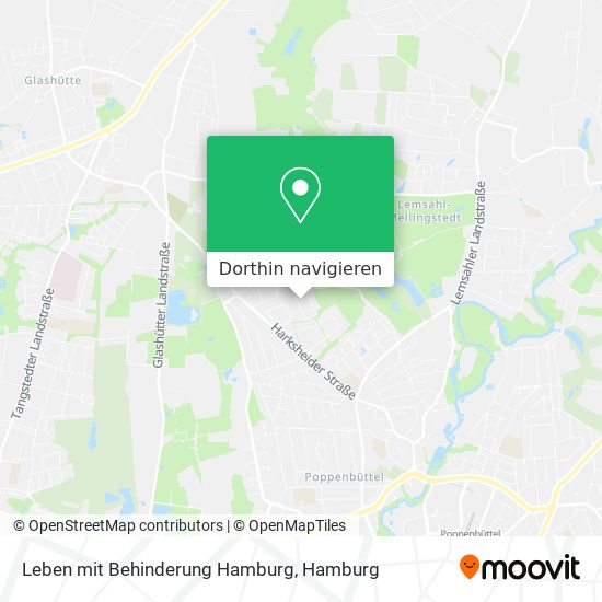 Leben mit Behinderung Hamburg Karte