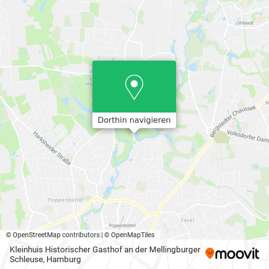 Kleinhuis Historischer Gasthof an der Mellingburger Schleuse Karte