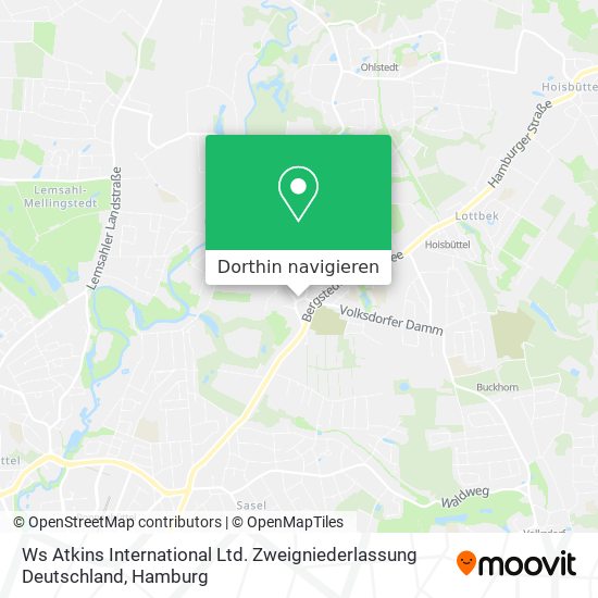 Ws Atkins International Ltd. Zweigniederlassung Deutschland Karte