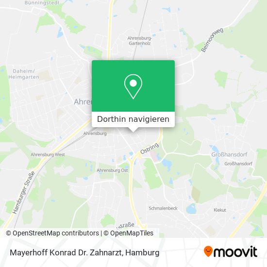 Mayerhoff Konrad Dr. Zahnarzt Karte