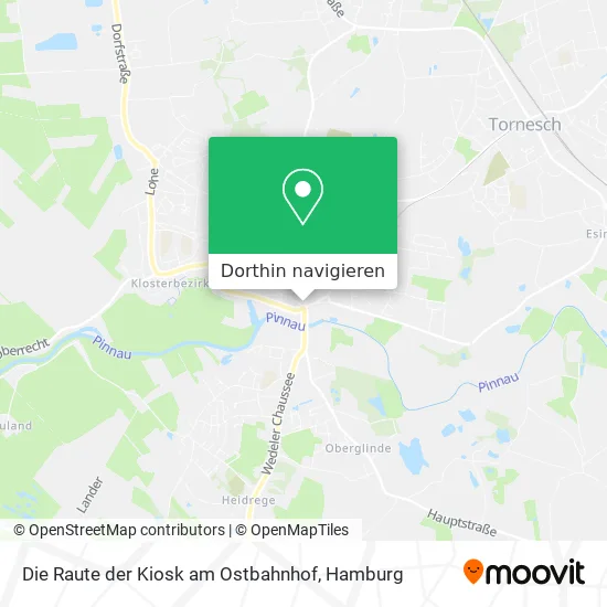 Die Raute der Kiosk am Ostbahnhof Karte