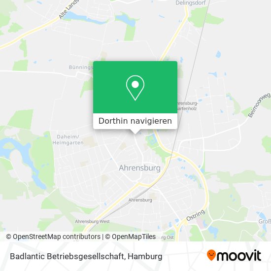 Badlantic Betriebsgesellschaft Karte
