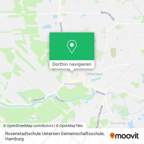 Rosenstadtschule Uetersen Gemeinschaftsschule Karte