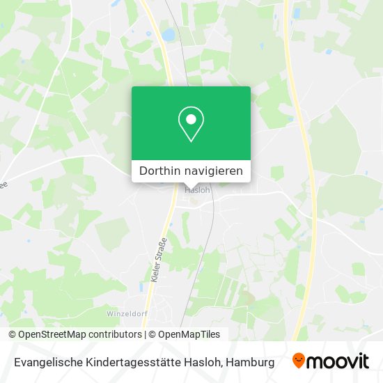 Evangelische Kindertagesstätte Hasloh Karte