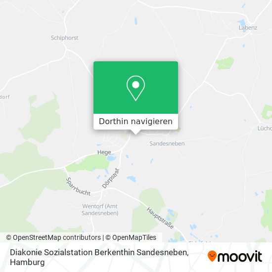 Diakonie Sozialstation Berkenthin Sandesneben Karte