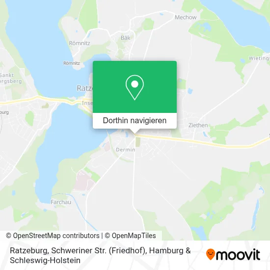 Ratzeburg, Schweriner Str. (Friedhof) Karte
