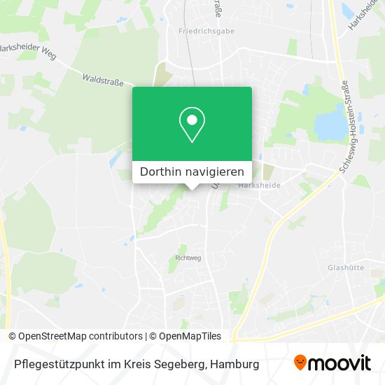 Pflegestützpunkt im Kreis Segeberg Karte