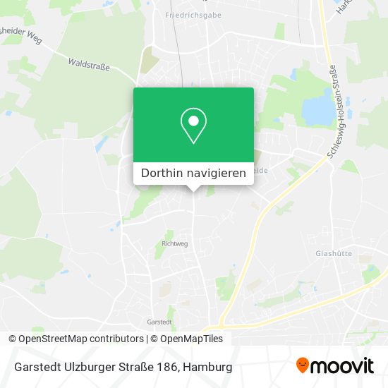 Garstedt Ulzburger Straße 186 Karte