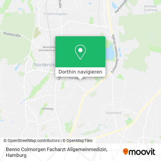 Benno Colmorgen Facharzt Allgemeinmedizin Karte