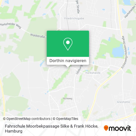 Fahrschule Moorbekpassage Silke & Frank Höcke Karte