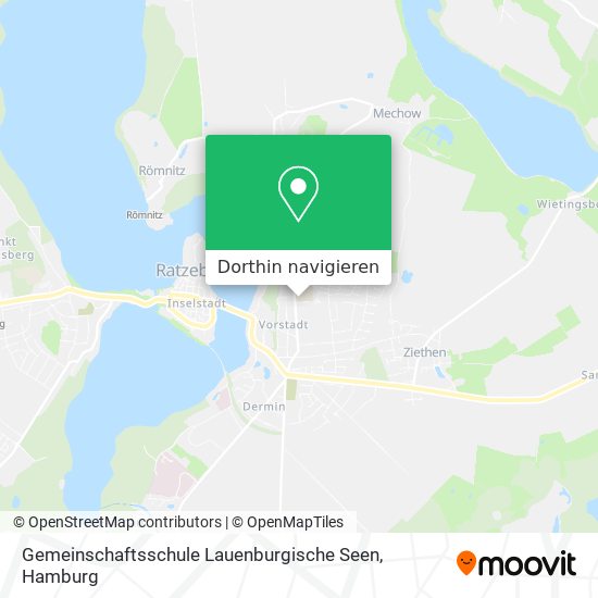 Gemeinschaftsschule Lauenburgische Seen Karte