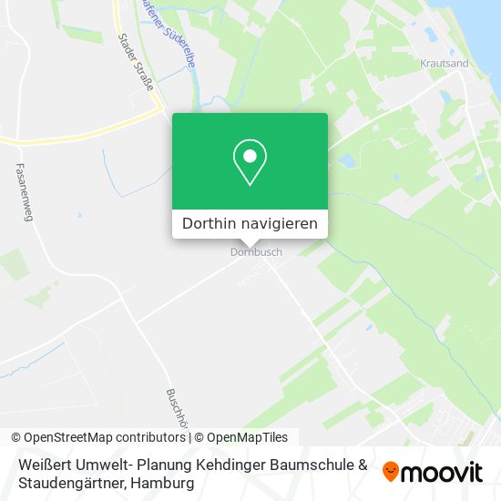 Weißert Umwelt- Planung Kehdinger Baumschule & Staudengärtner Karte