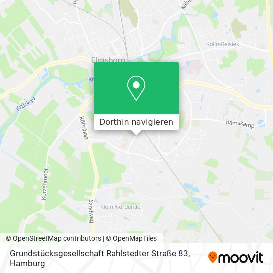 Grundstücksgesellschaft Rahlstedter Straße 83 Karte