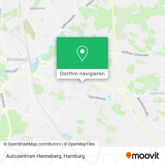 Autozentrum Henneberg Karte