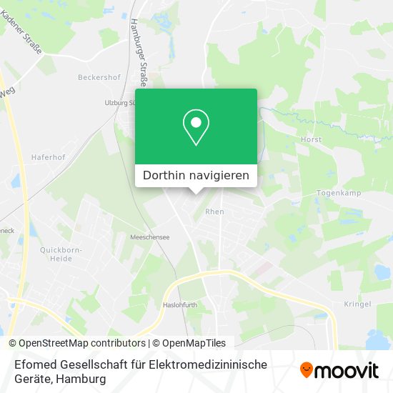 Efomed Gesellschaft für Elektromedizininische Geräte Karte