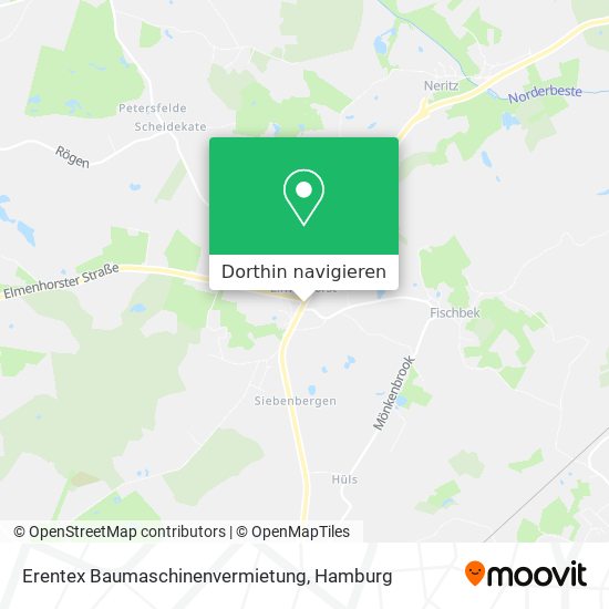 Erentex Baumaschinenvermietung Karte