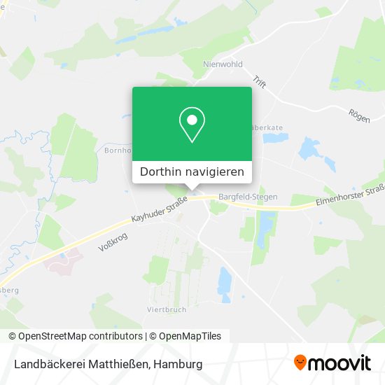 Landbäckerei Matthießen Karte