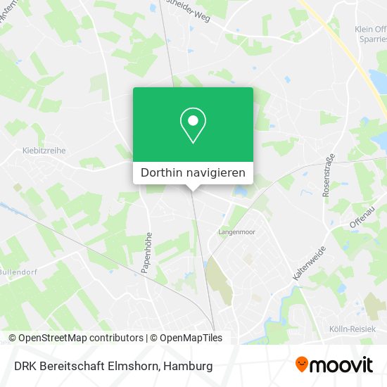 DRK Bereitschaft Elmshorn Karte