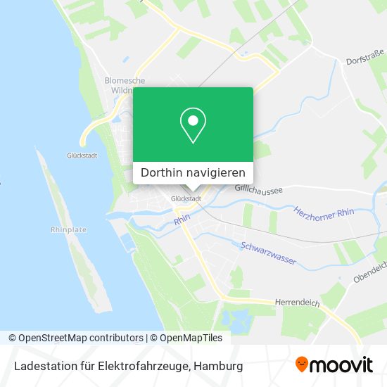 Ladestation für Elektrofahrzeuge Karte