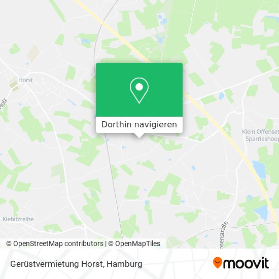 Gerüstvermietung Horst Karte