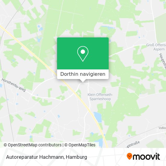 Autoreparatur Hachmann Karte