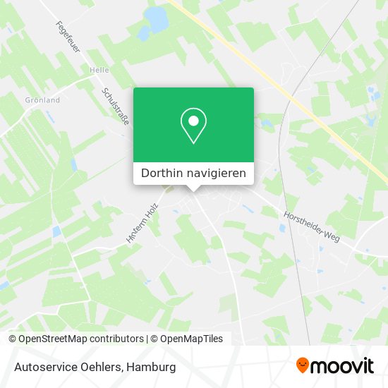 Autoservice Oehlers Karte