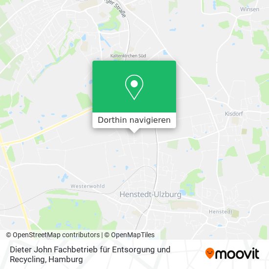 Dieter John Fachbetrieb für Entsorgung und Recycling Karte
