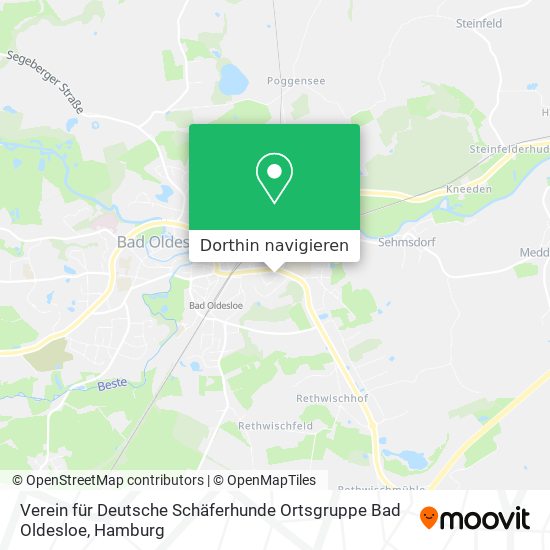 Verein für Deutsche Schäferhunde Ortsgruppe Bad Oldesloe Karte