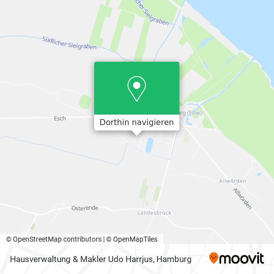 Hausverwaltung & Makler Udo Harrjus Karte