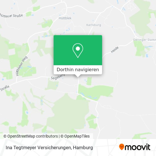Ina Tegtmeyer Versicherungen Karte