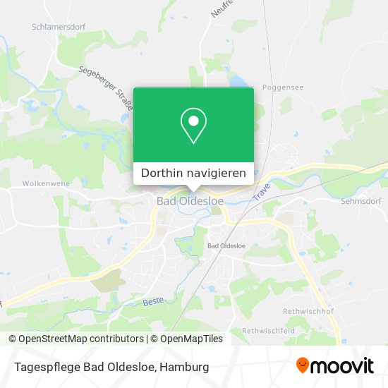 Tagespflege Bad Oldesloe Karte