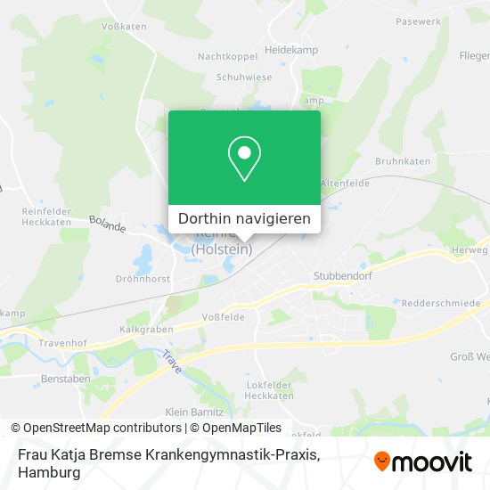 Frau Katja Bremse Krankengymnastik-Praxis Karte