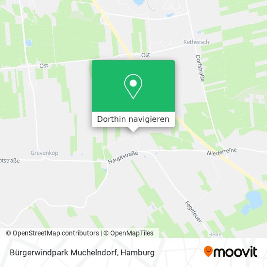 Bürgerwindpark Muchelndorf Karte