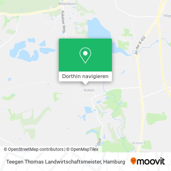 Teegen Thomas Landwirtschaftsmeister Karte