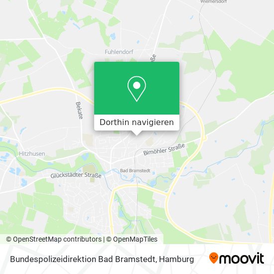 Bundespolizeidirektion Bad Bramstedt Karte