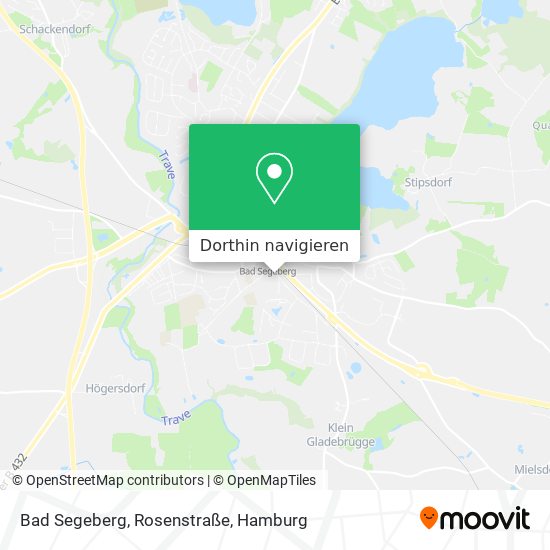 Bad Segeberg, Rosenstraße Karte