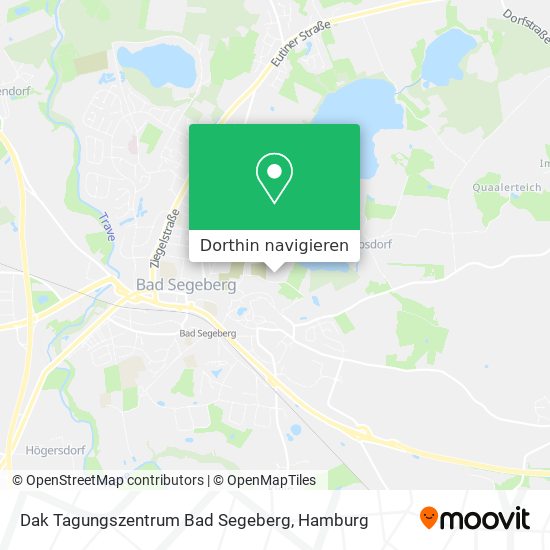 Dak Tagungszentrum Bad Segeberg Karte