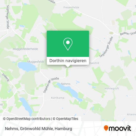 Nehms, Grönwohld Mühle Karte