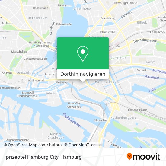 prizeotel Hamburg City Karte