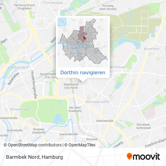 Barmbek Nord Karte