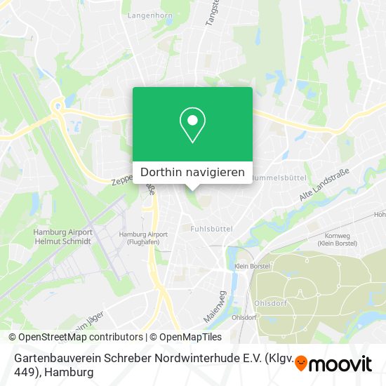 Gartenbauverein Schreber Nordwinterhude E.V. (Klgv. 449) Karte