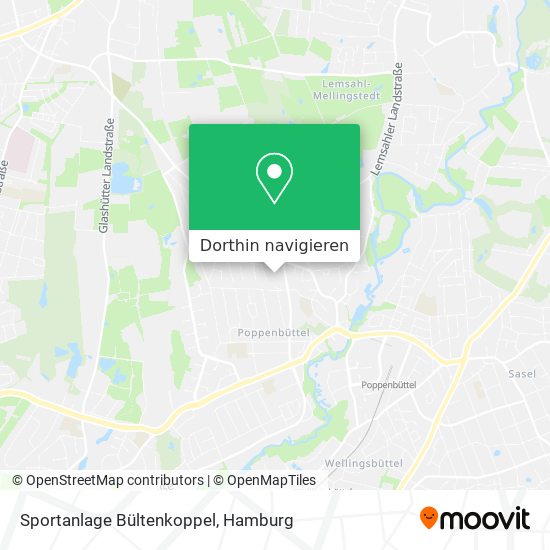 Sportanlage Bültenkoppel Karte