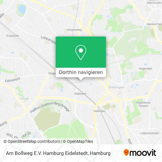 Am Bollweg E.V. Hamburg Eidelstedt Karte
