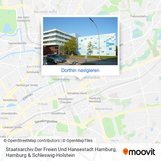 Staatsarchiv Der Freien Und Hansestadt Hamburg Karte