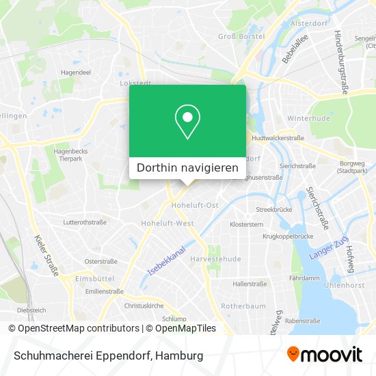 Schuhmacherei Eppendorf Karte